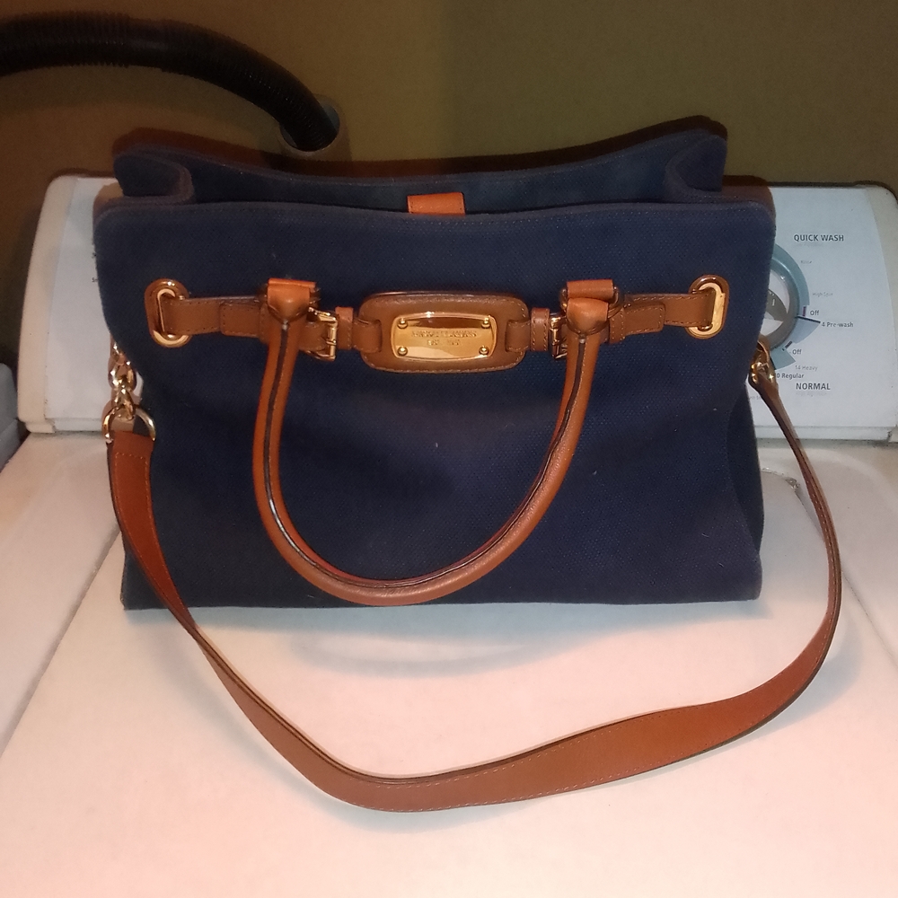 Michael Kors Navy and‎ Brown Tote